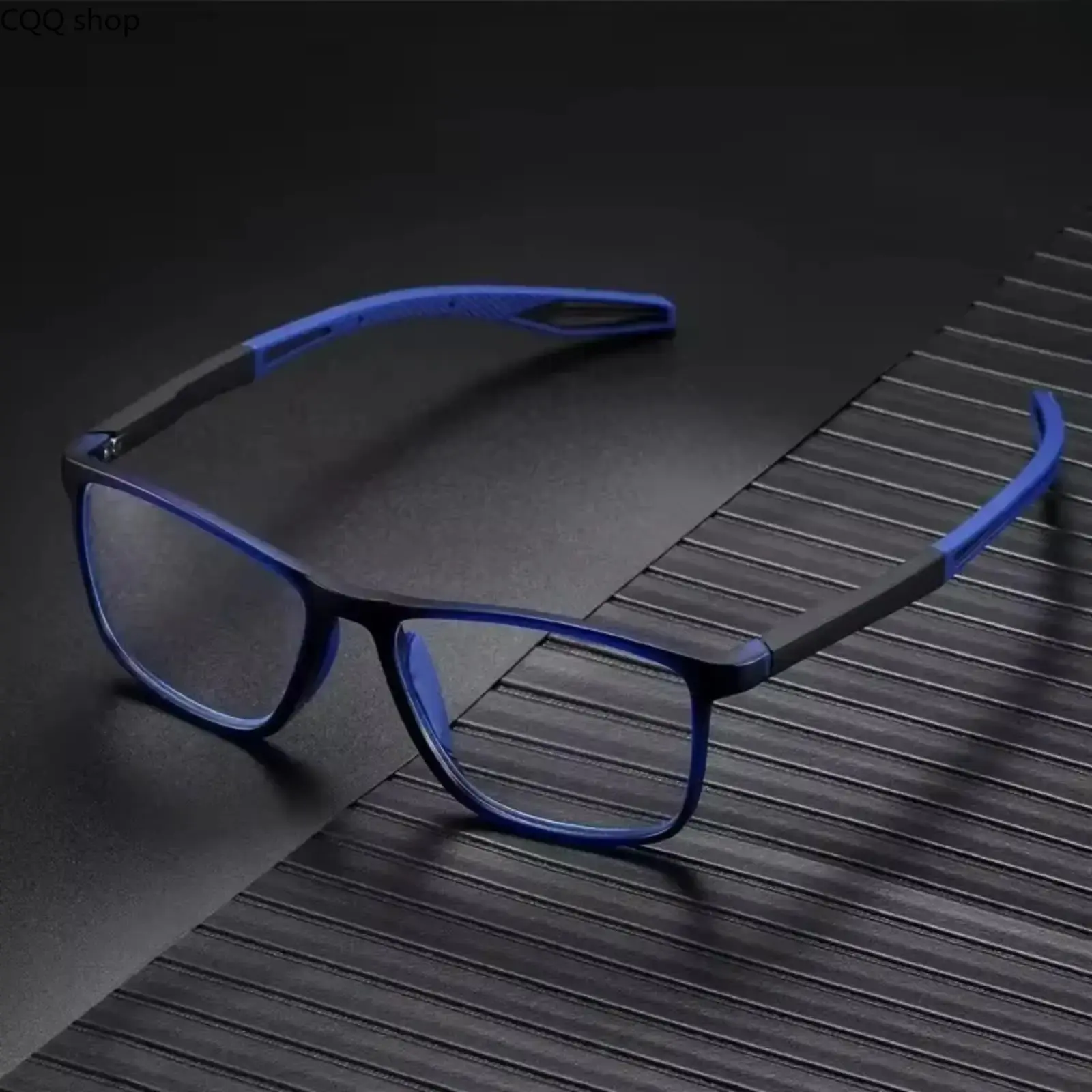 Vintage Ultralight TR90 Square Reading Glasses for Men & Women - Single Item Retro HD Blue Light Blocking Eyewear, Comfortable Durable Far Sight Spectacles for Daily Office & Reading summerwins
