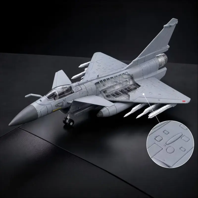 1:72 Scale J-10C Aircraft Model Kit with Base, Durable Plastic, Desktop Decor, Diy Collectible Model, Ideal for Collectors and Aviation Enthusiasts