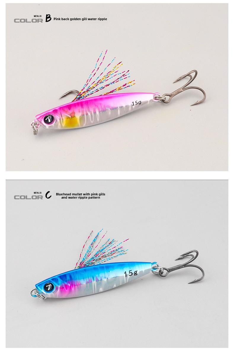 TWM Ma Brand Long-Throw Floating Lure Metal Lure Bait for Freshwater and Sea Fishing, Fishing Tackle for Pike and Mackerel