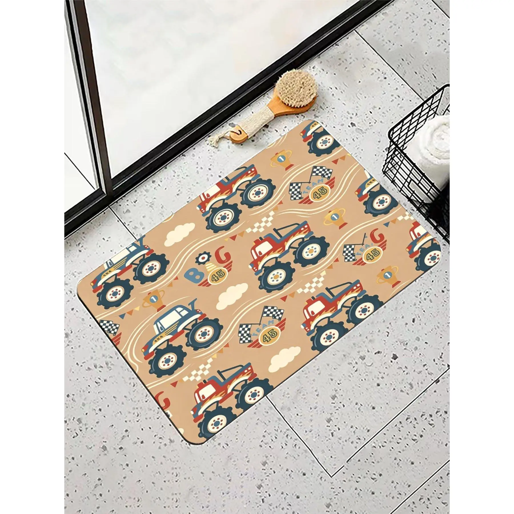 Absorbent Non Slip Floor Mat Indoor Doormat Washable Entrance Rug for Entryway Bathroom Kitchen Garage Decor