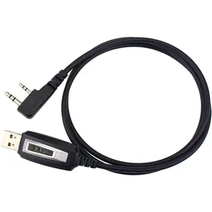 2 Pin 2 Way Radio USB Programming  Compatible with  RT22 RT21 RT68 RT22S RT19 RT86 RT15 H-777 NR10 RT85 RB89 RB29  UV-5R BF-888S Arcshell AR-5 TYT Walkie Talkie(1 Pack)