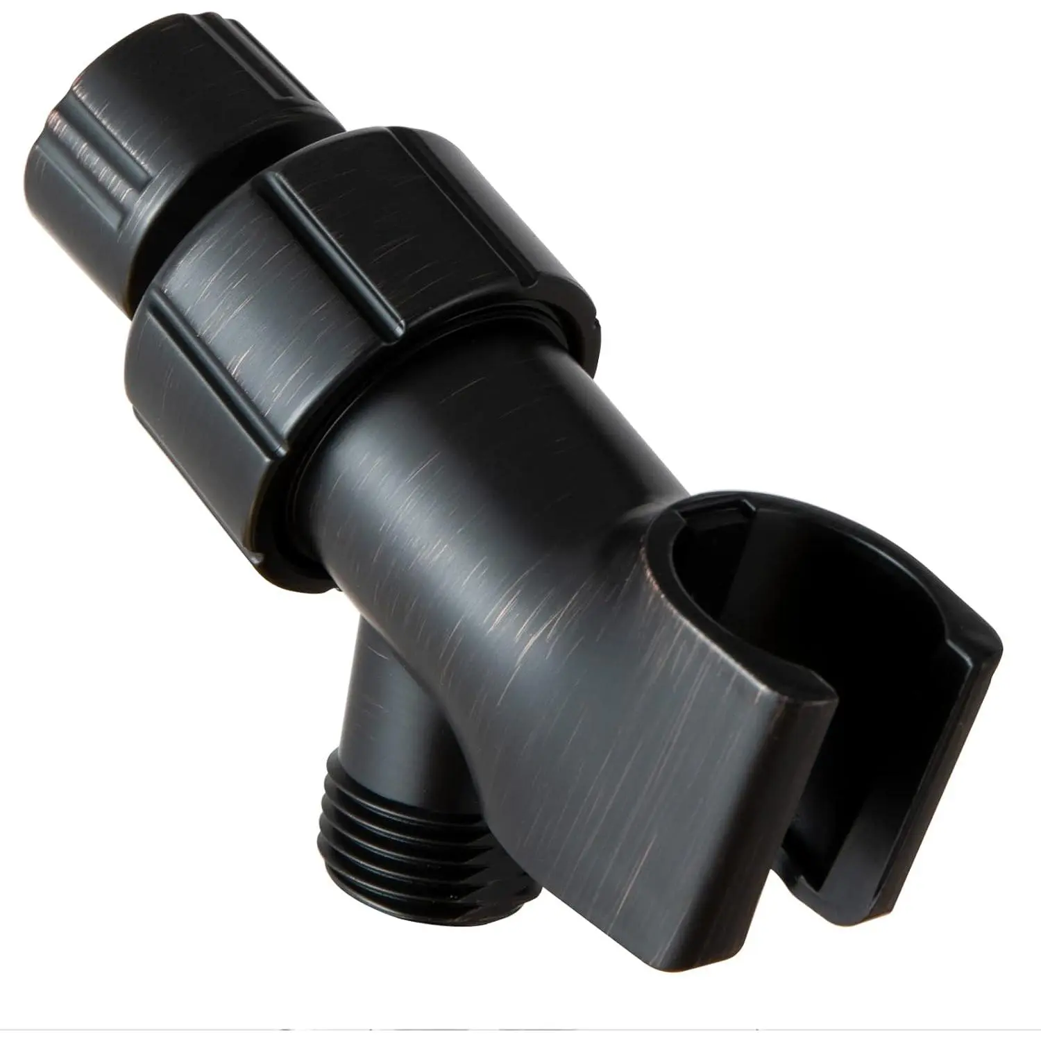 Oil Rubbed Bronze Adjustable Shower Head Holder – Universal 1/2" IPS Handheld Shower Arm Mount Bracket, Durable Bathroom Accessory