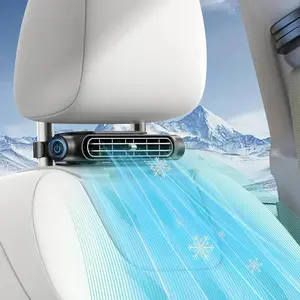 GJANSH Car Seat Fan for Driver & Backseat - 2026 Upgraded Mini Portable USB Back Cooling Fan Kids Baby Quiet headrest Neck Fan Accessories with 3 Adjustable Wind Speeds for Almost Vehicle Jeep Van RV Truck