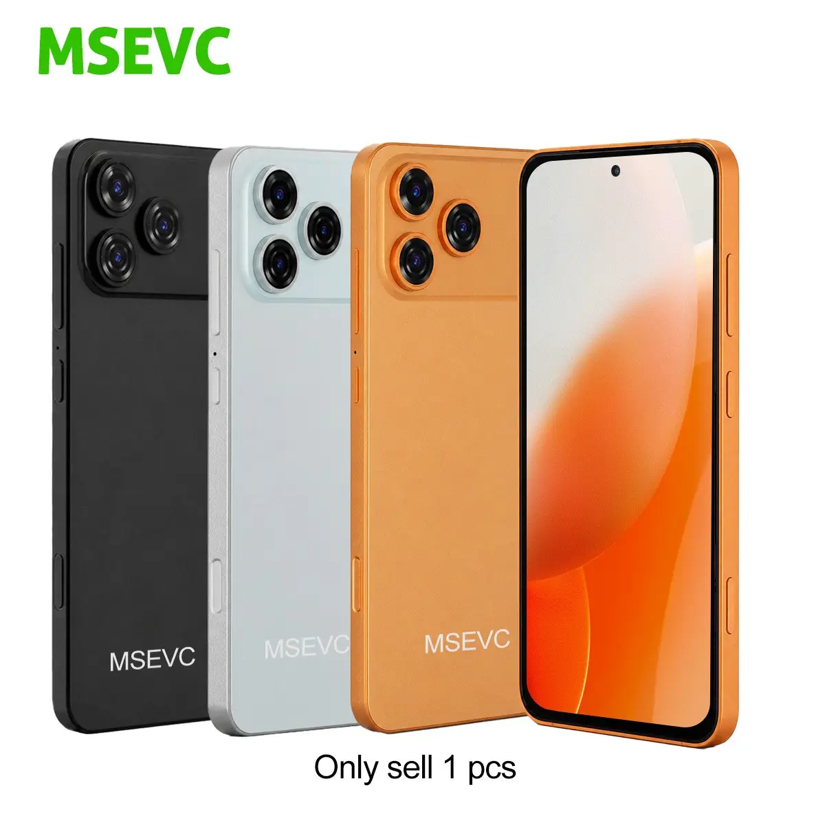 Msevc i17 Smartphone, 6.56-Inch HD Screen, Portable 4g Dual Sim, Android 10, 3gb RAM + 32GB Storage, Quad-Core Processor, 3100mah Battery