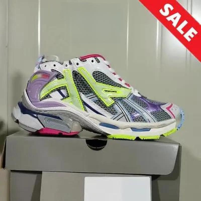 Vintage Distressed Dad Sneakers, Retro Basketball-Inspired Chunky Shoes for Men & Women, Breathable Mesh Casual Athletic Shoes