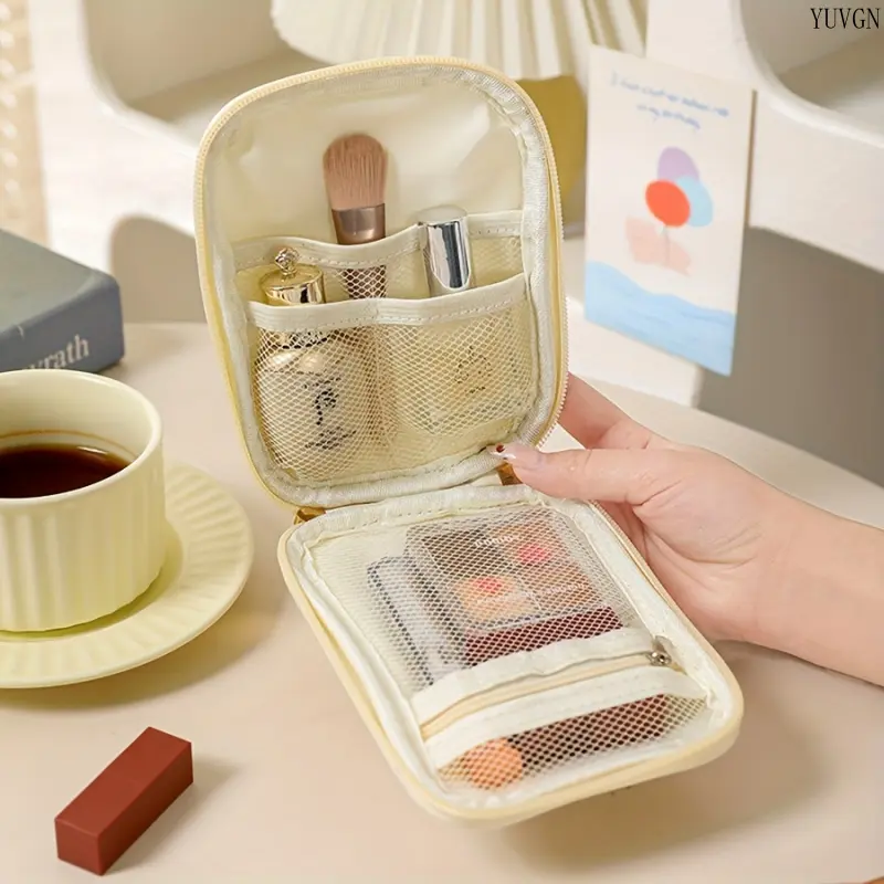 Sports & Outdoor Gym Shoulder Bag - Compact On-The-Go Cosmetic Touch-Up Pouch, Mini Portable Lipstick Organizer, High-Capacity Large Capacity Bag for Travel Toiletry & Makeup Storage tiktokshopbacktoschool