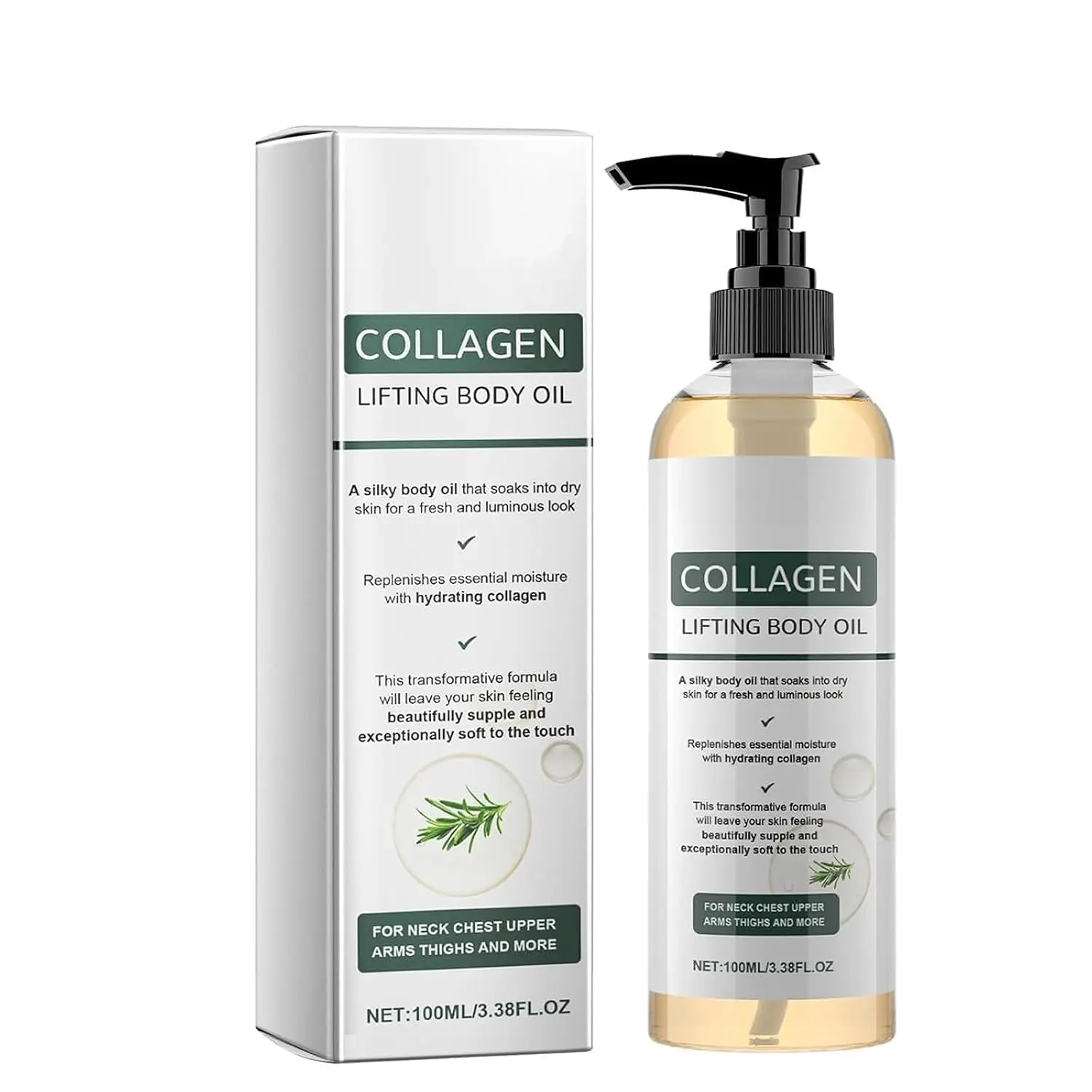 Collagen Body Oil, Firming Bodycare Oil, 4 fl oz