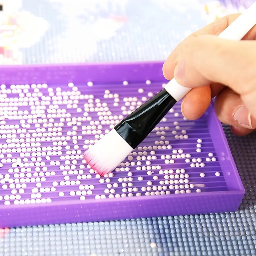 Large Diamond Painting Brush, DIY Cleaning Brush, Glue Application Brush, Extended 5D Diamond Embroidery Tool, Accessories, Craft