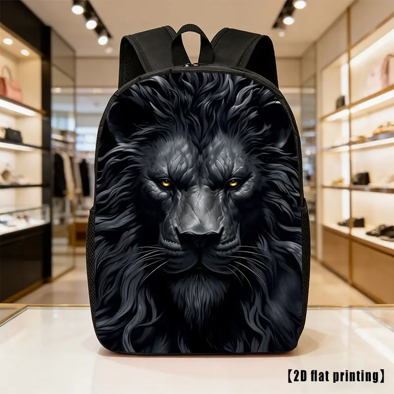 The Lion King, a Versatile And Spacious Unisex Backpack Featuring Adjustable Shoulder Straps And Side Pockets, Perfect for Everyday Use, Commuting, And Various Activities.Great for Hiking, Climbing, And Adventures