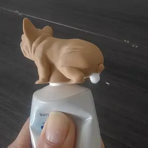 Super fun French Bulldog toothpaste squeezer, its unique design is hilarious, a great gift for family members