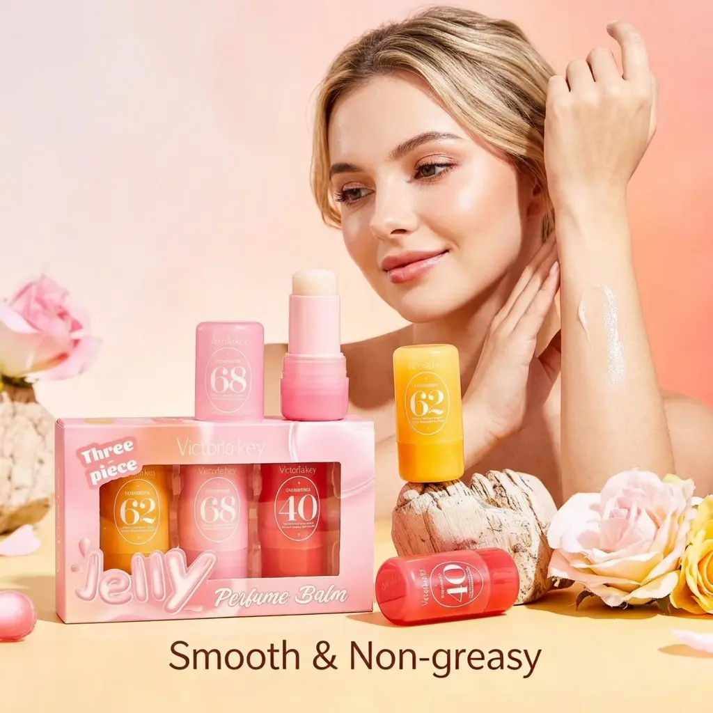 Brazil Rio Digital Solid Perfume Balm, Long-Lasting Enchanting Fragrance, Portable Pocket Perfume for Women, Travel Gift Set, Solid Fragrance Balm