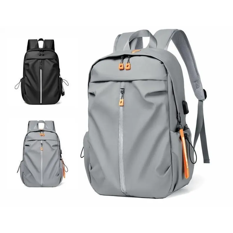New Trendy Street-Style Backpack for Men, Large Capacity Lightweight Casual Daypack, Durable Outdoor Travel Rucksack for Daily Commute, Campus, Hiking, Weekend Getaways & Everyday Use