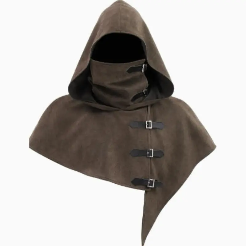 Halloween Cosplay Medieval Monk Costume, Wizard Robe, Priest, Stage Wear, 1pc Historical Attire for Halloween Parties