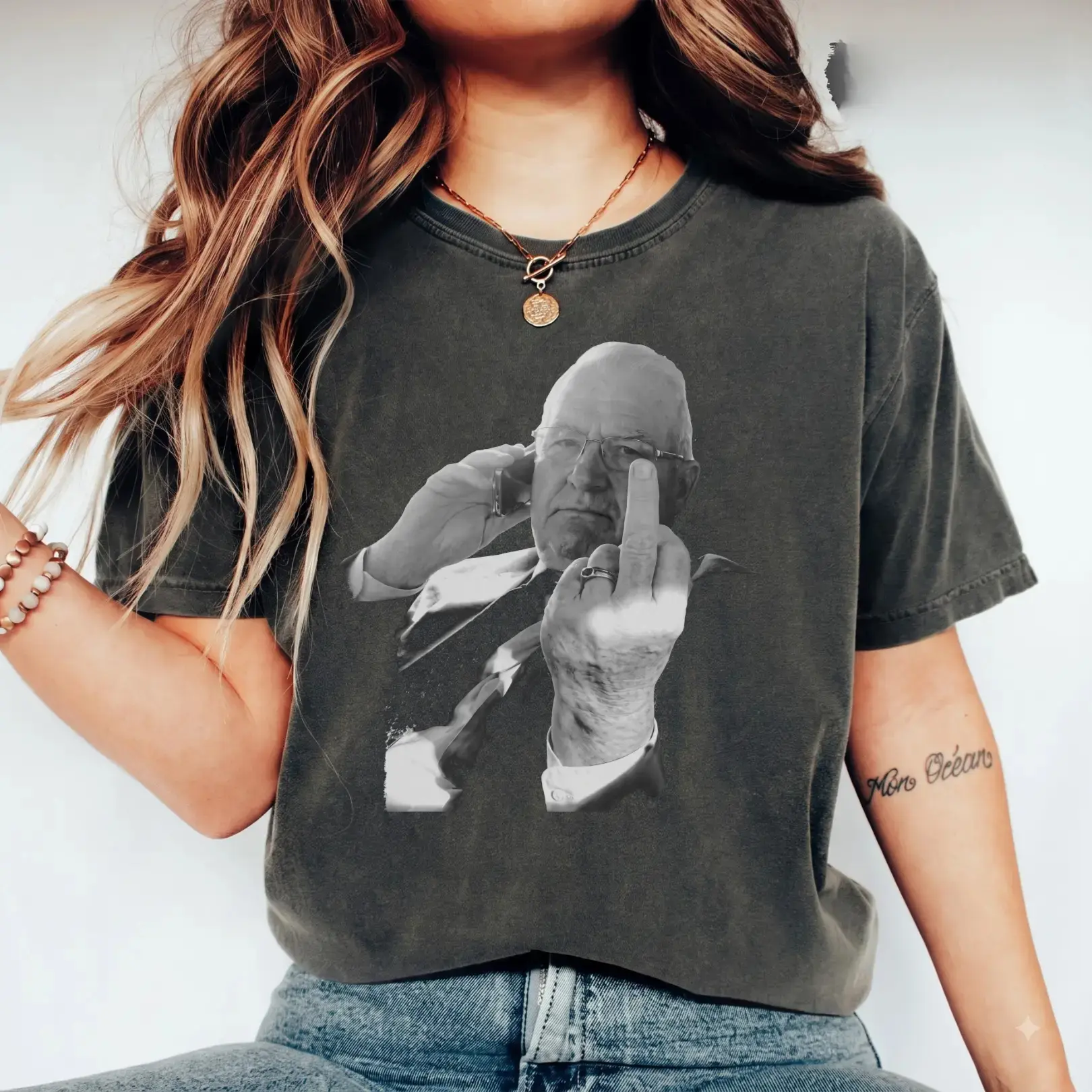 Kevin Reddington Graphic Tee, Courtroom Lawyer Portrait T‑Shirt, Lindsay Clancy Trial Inspired Black White Photo Print Top, Viral True Crime Fan Apparel, Gift for Crime Enthusiasts, Same‑Day Shipping Available