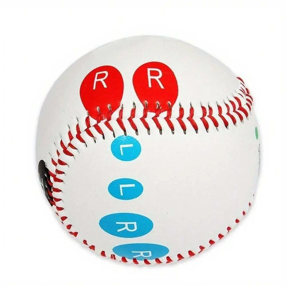 Baseball Training Ball with Finger Position Markers, Effective Pitching Practice, Durable Material, Suitable for All Skill Levels