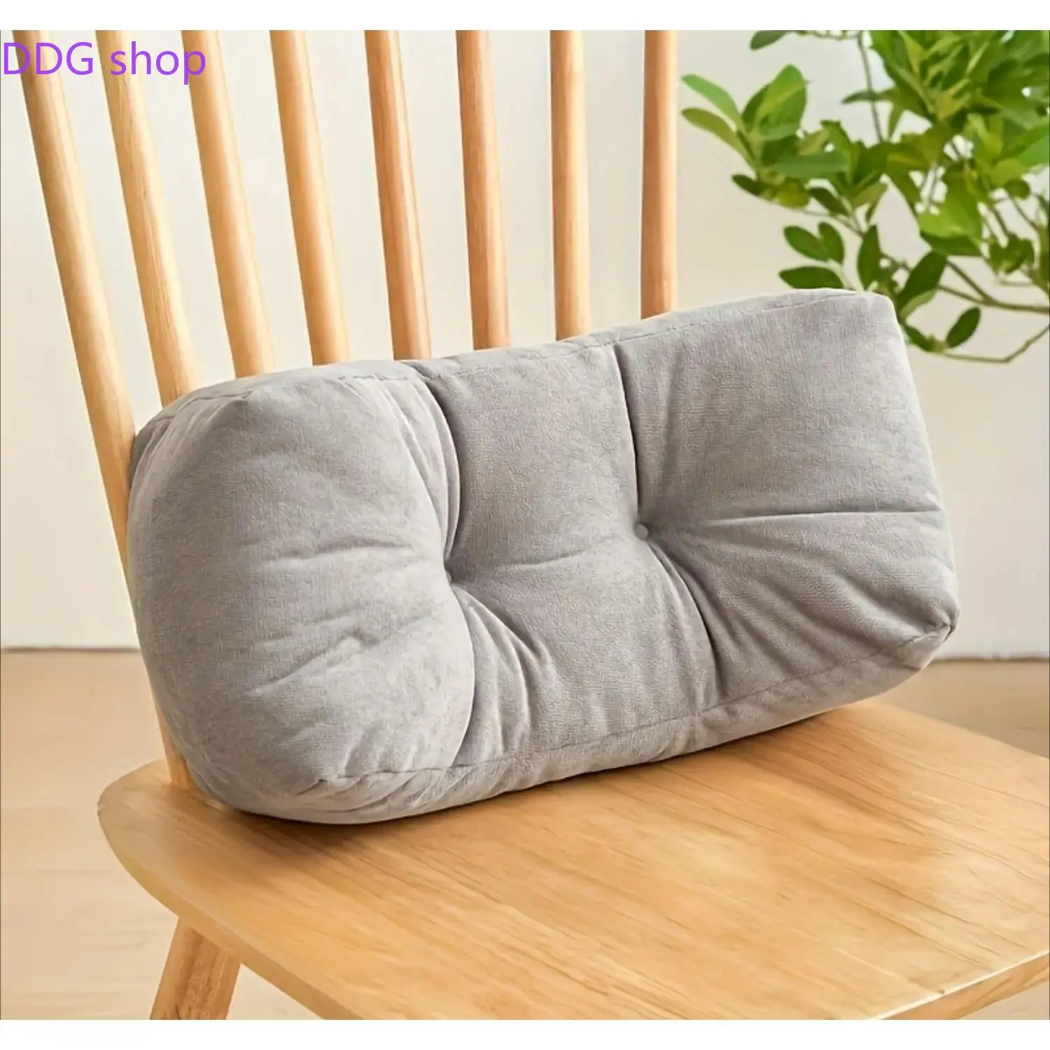 1pc Luxurious Lumbar Support Cushion, Nap Pillow, Student Waist Cushion, Chair Backrest Cushion, Lumbar Pillow, Hug Pillow, Office Nap Pillow