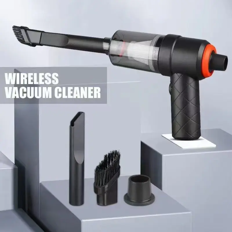 Mini Portable Car Vacuum Cleaner, High Power Wireless, Multi-Function Suction and Blowing, Rechargeable, Auto Car Vacuums, Ideal for Home, Office, Pet Care