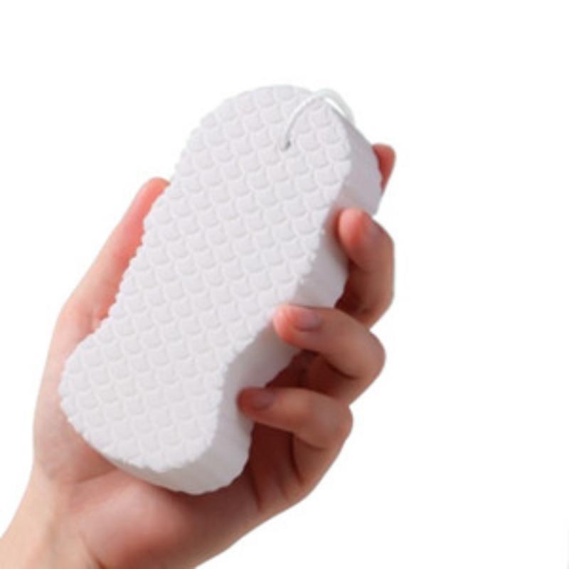 4PCS Super soft exfoliating shower sponge, reusable body exfoliating agent, gentle natural fiber shower sponge suitable for adults and children, providing a soothing exfoliating experience and a spa like enjoyment, Exfoliating Shower Scrubber
