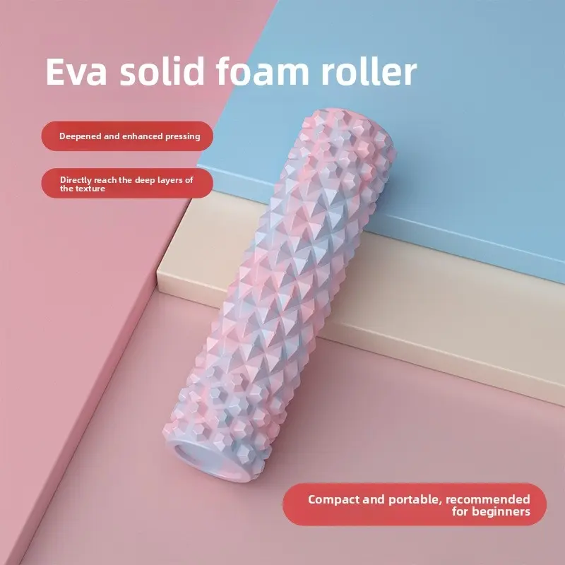 Foam roller fitness relaxer for back and leg muscles, spiky roller yoga column massager, roller body massager, Home Workout Equipment, Exercise Equipment, Fitness Tool