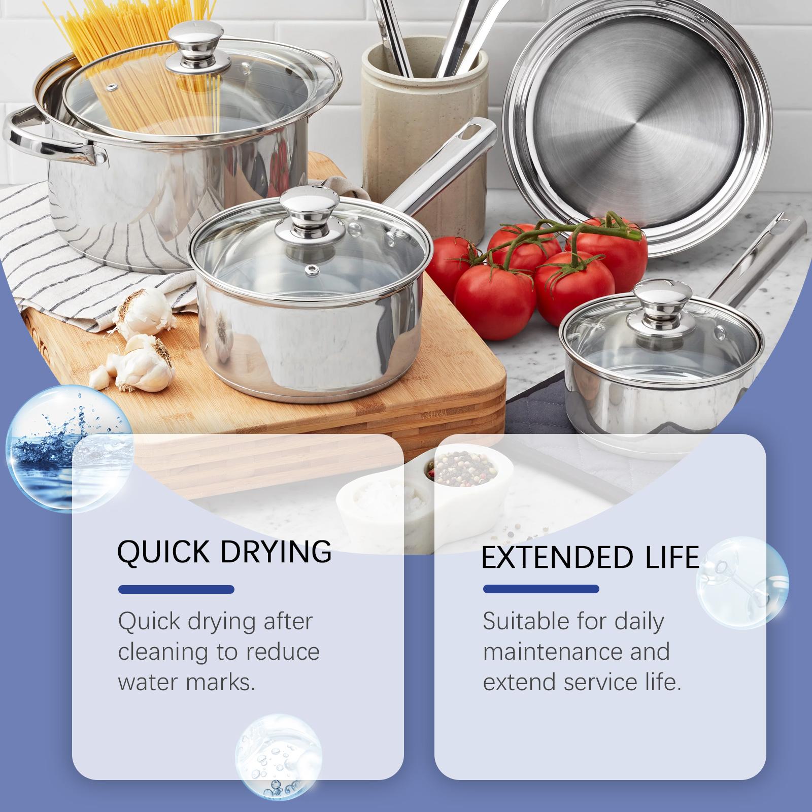 Jue-Fish Stainless Steel Polish, Cleaning And Stain Removal Polishing Bright Gentle Maintenance Care Cleaner