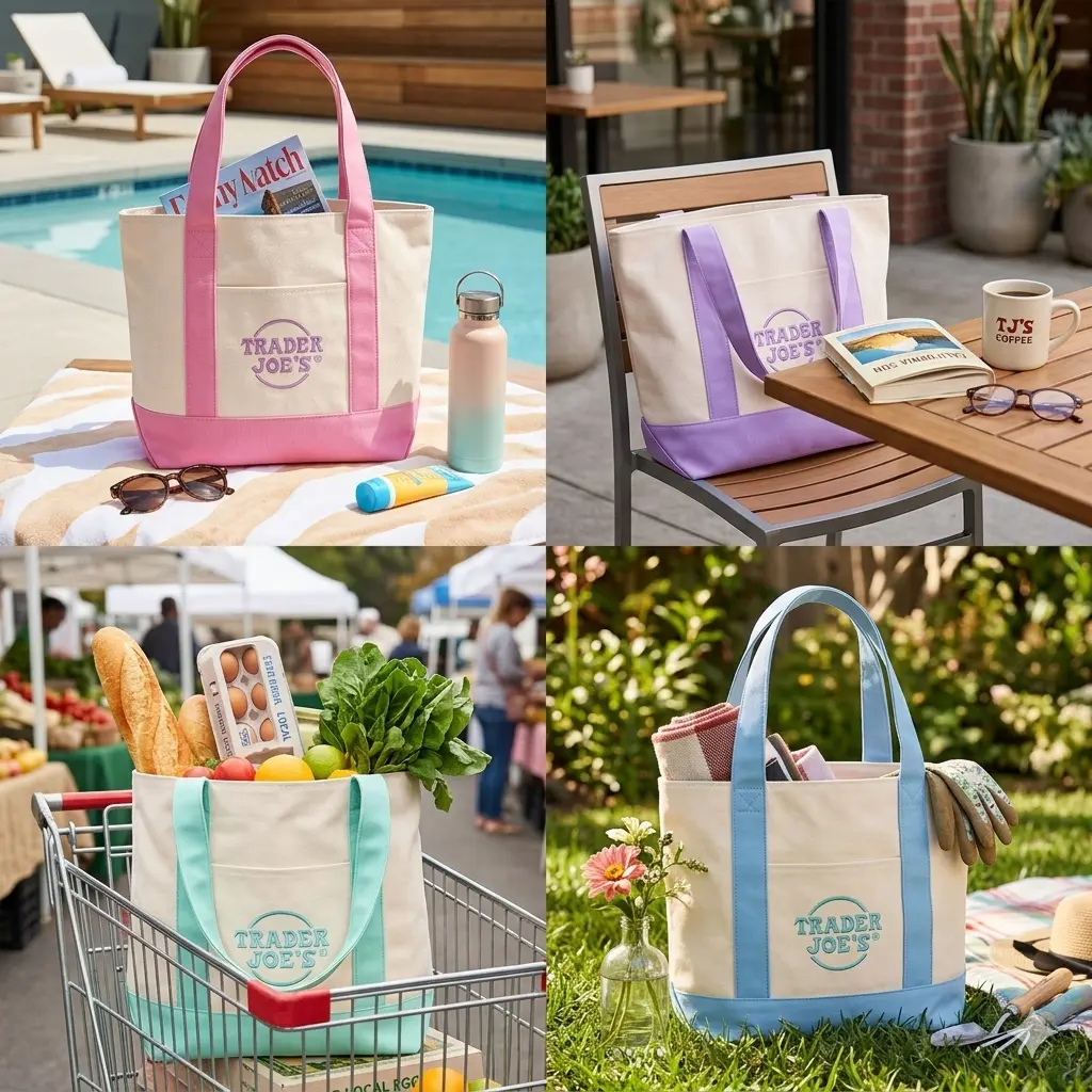 Daily Commuter Tote Bag for Women, Small Heavy Duty Cotton Canvas Handbag with Front Pocket, Reusable for Groceries & Daily Essentials, 13x11x6 in, Durable Fabric Bag
