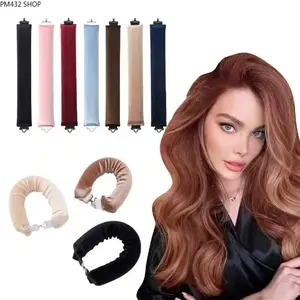 Heatless Curling Rod Headband Set – 3Pcs No Heat Hair Curlers for Women, Soft Wave Overnight Hair Styling Tool, DIY Big Curl Roller Kit for Long & Medium Hair