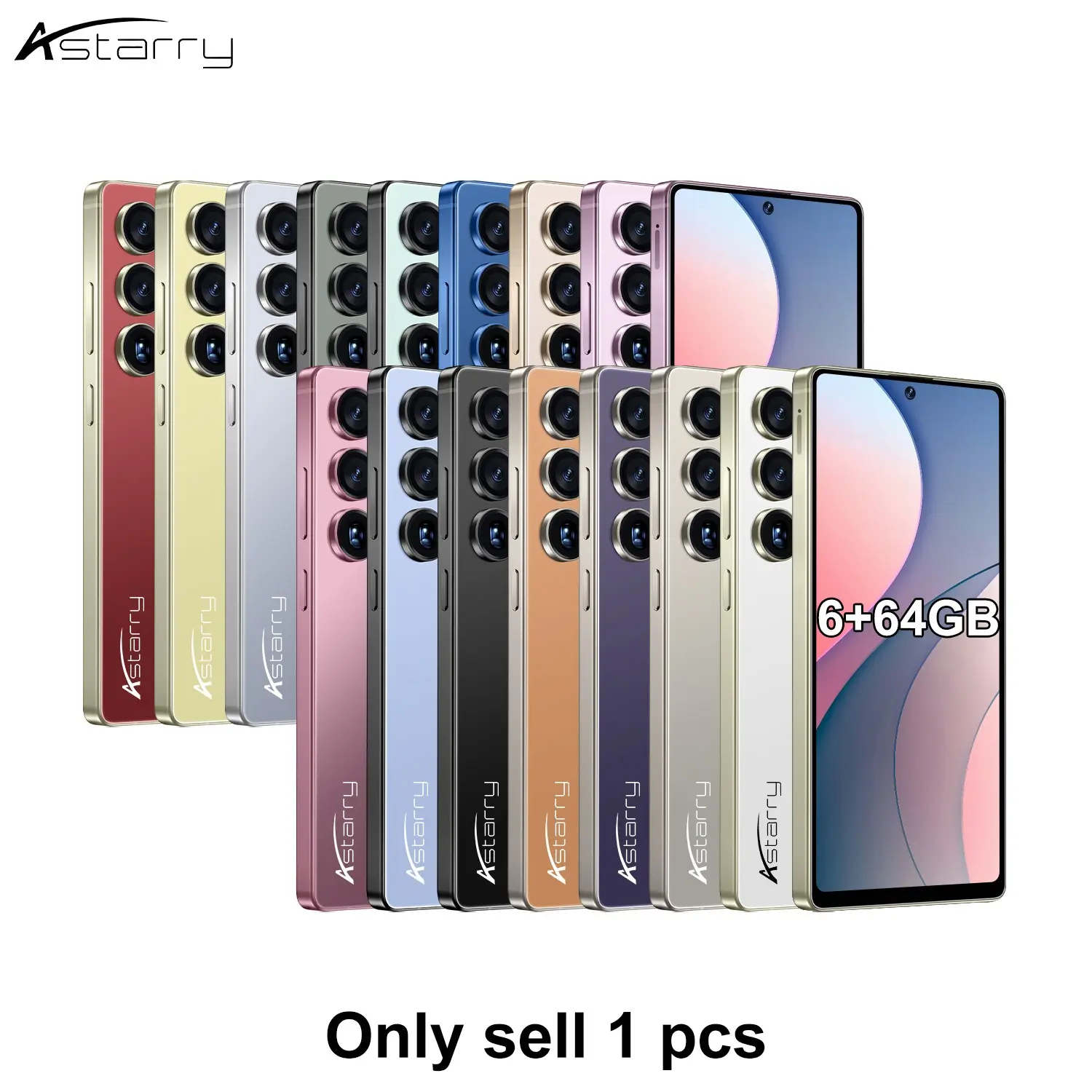 Astarry-25 Ultra Smartphone, 6GB RAM + 64GB Storage (Expandable up to 128GB), 6.75-inch Screen, 8MP+20MP Camera, Android 12, MTK6762 Octa-Core, 4100mAh Long-life Battery, Dual SIM Dual Standby, Face Recognition, Equipped with Stylus Pen, 4G Network