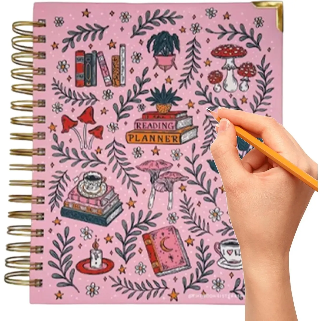 Reading Planner Notebook | Reading Planner, Notebook Tracking Reading,| Book Log Organizer | Student Reading Trackers | Motivational | For Family, School