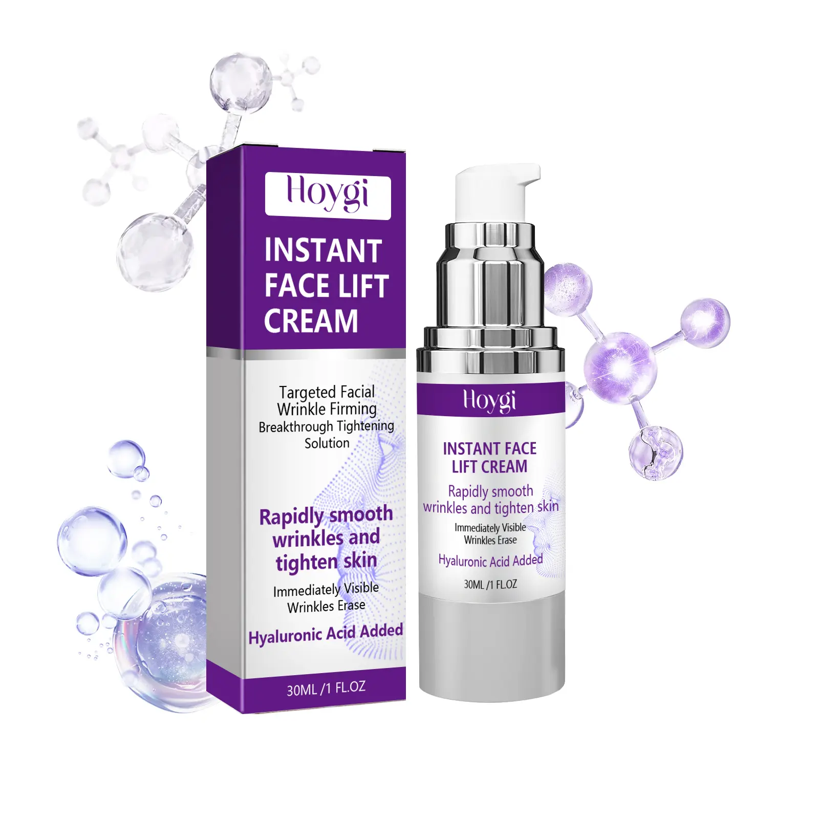 Instant Face Lift Cream - Gentle Moisturizer for Wrinkled Skin, Reduces Fine Lines