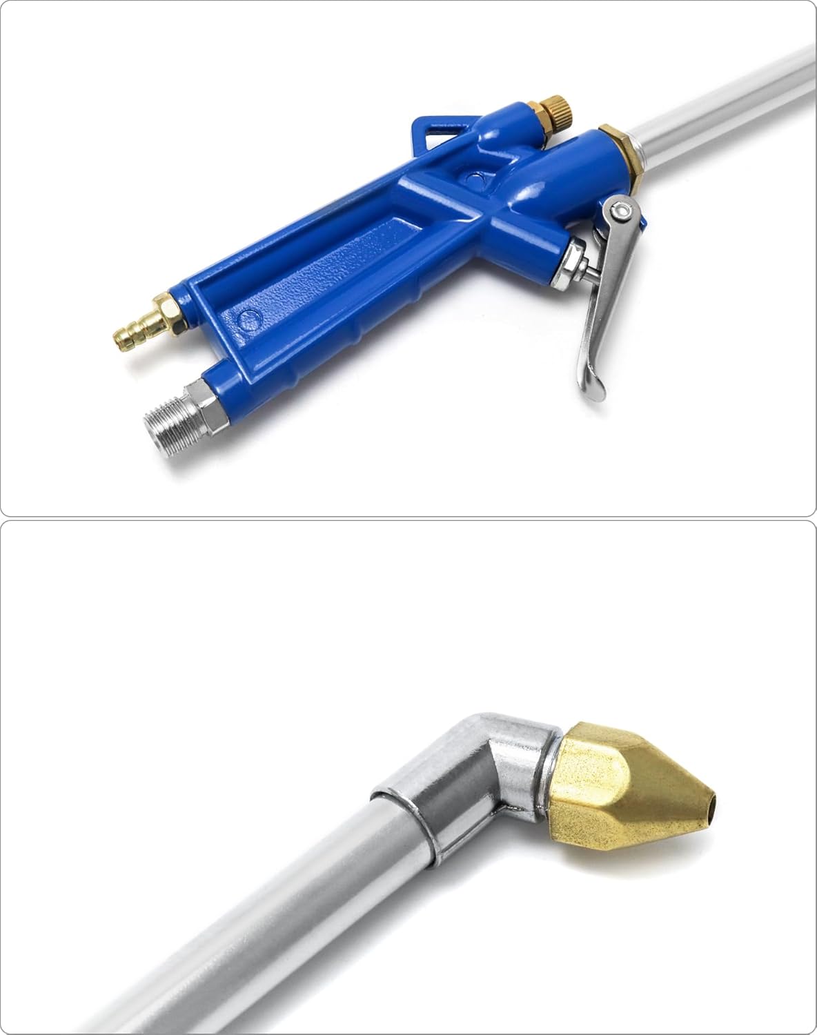 2 Set Air Blow  Pneumatic Engine Cleaning  with 4Ft Hose, Cleaning Degreaser Sprayer Tool