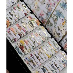 Laminated Bible Tabs with Gold Foil Embossed Lettering for Women and Men