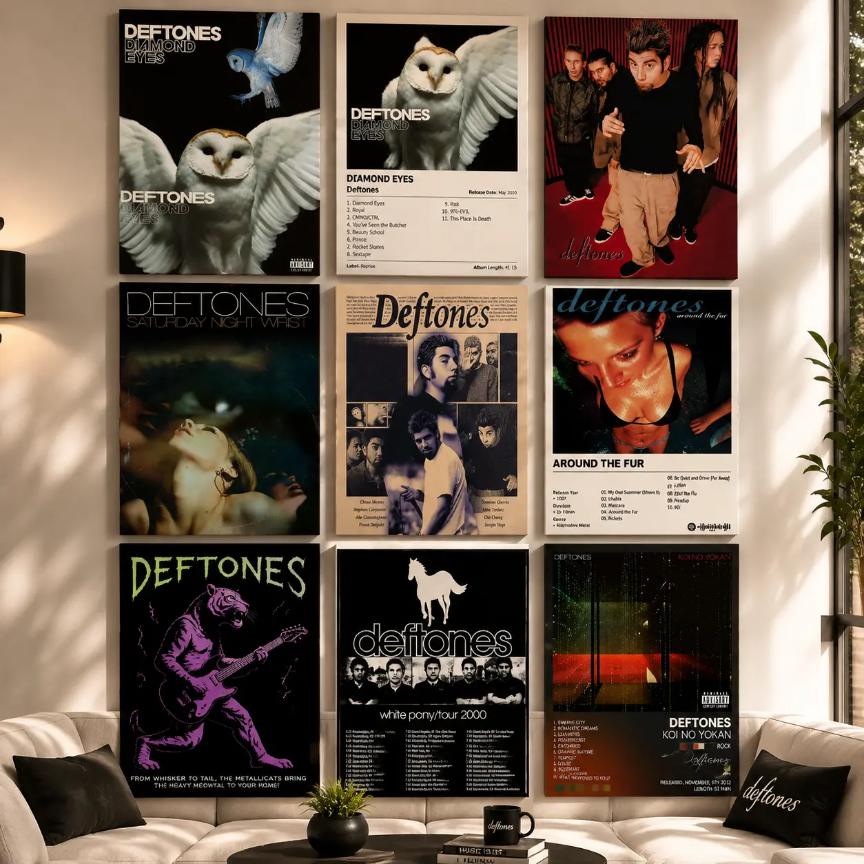 Alternative Rock Canvas Poster |   Vintage Music Wall Art for Bedroom, Studio & Dorm Decor