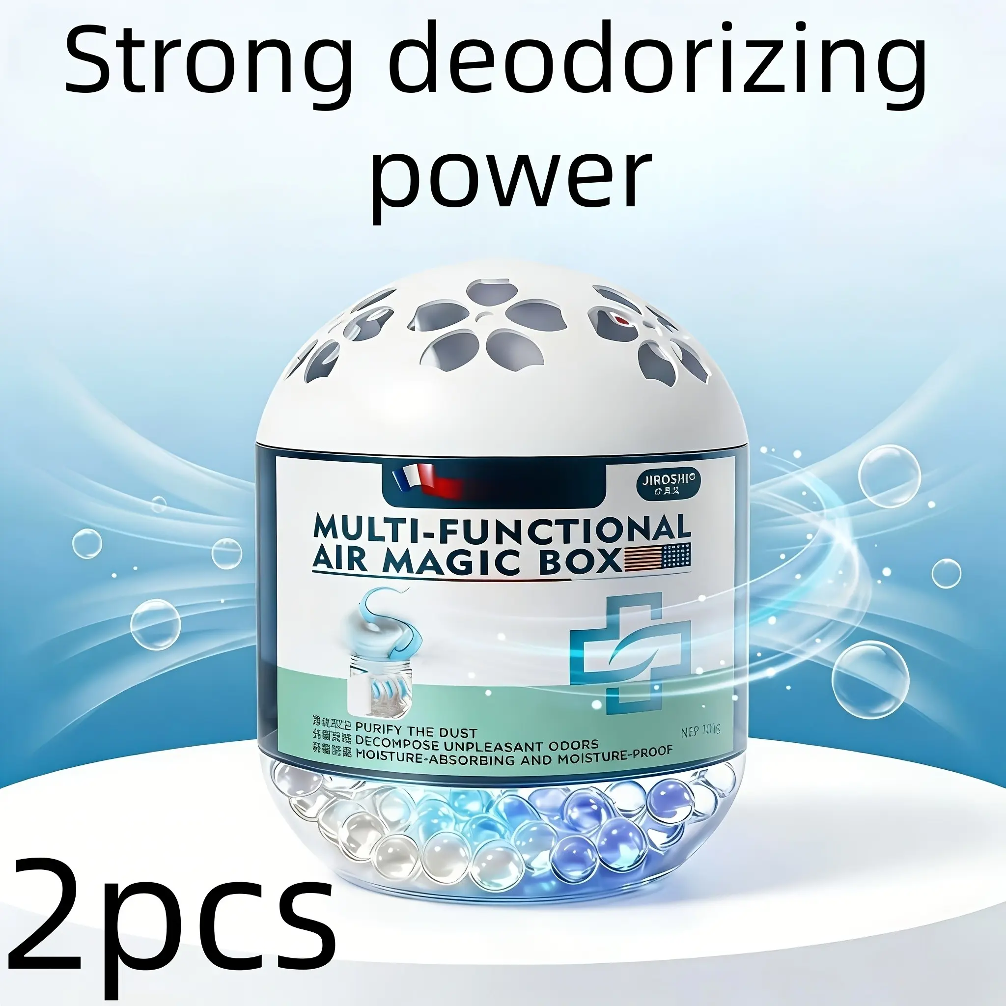 2pcs Air Purifier Box, Room Air Purifier, Quiet Air Purifier, Compact Round Design, Silent Air Cleaning, Dust Adsorption, Fresh Breath, Healthier Home Environment
