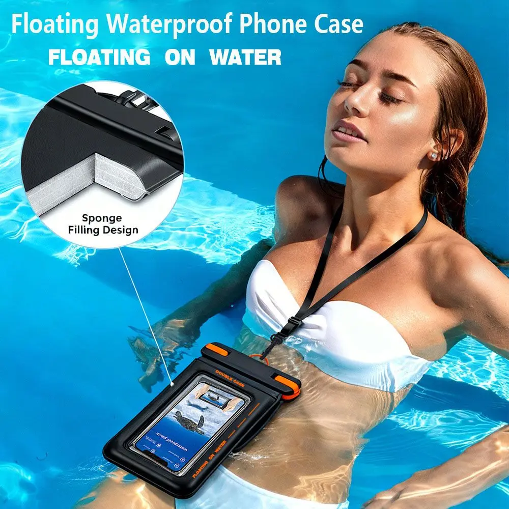 Waterproof Phone Protective Case with Double-Layer Seal