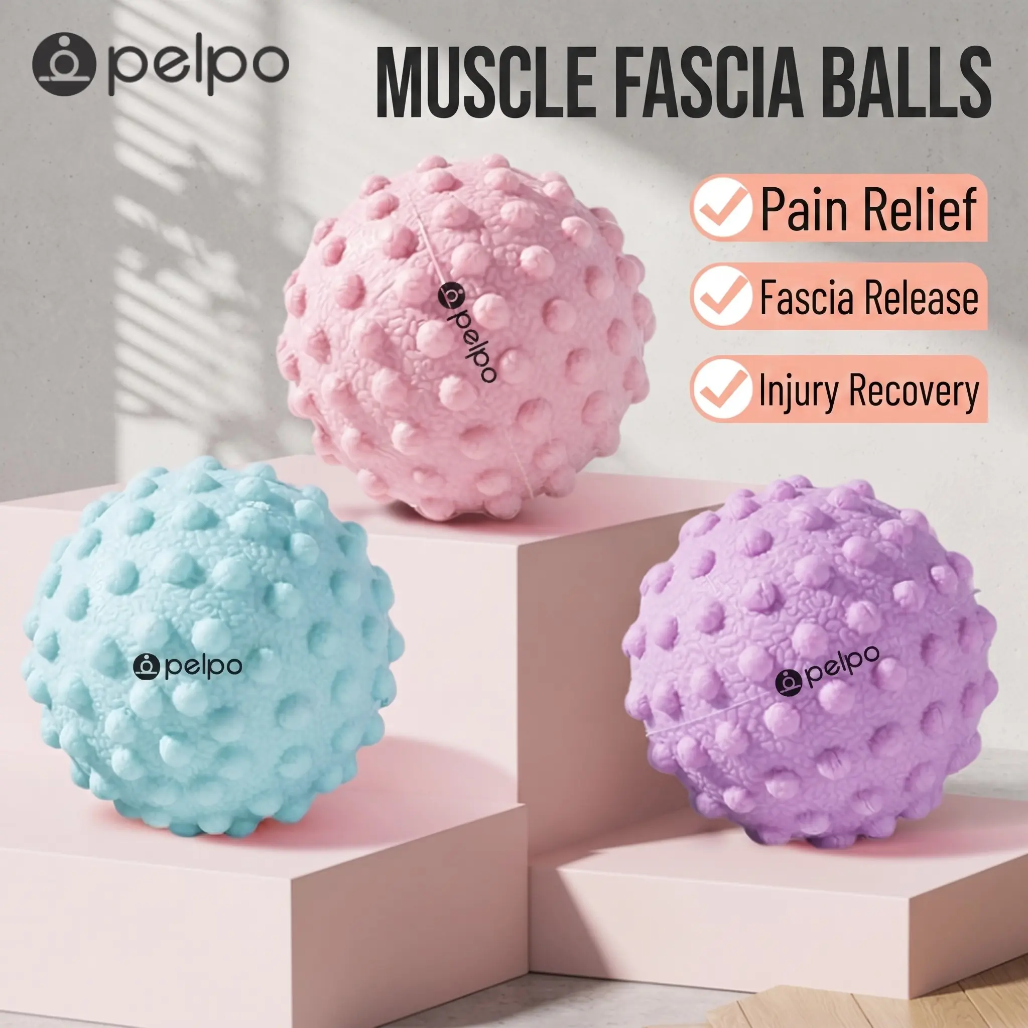 Fascia Ball for Foot Massage Relaxation, Post-Exercise Muscle Relief Ball, Multiple Colors Available, Ideal for Sports Recovery