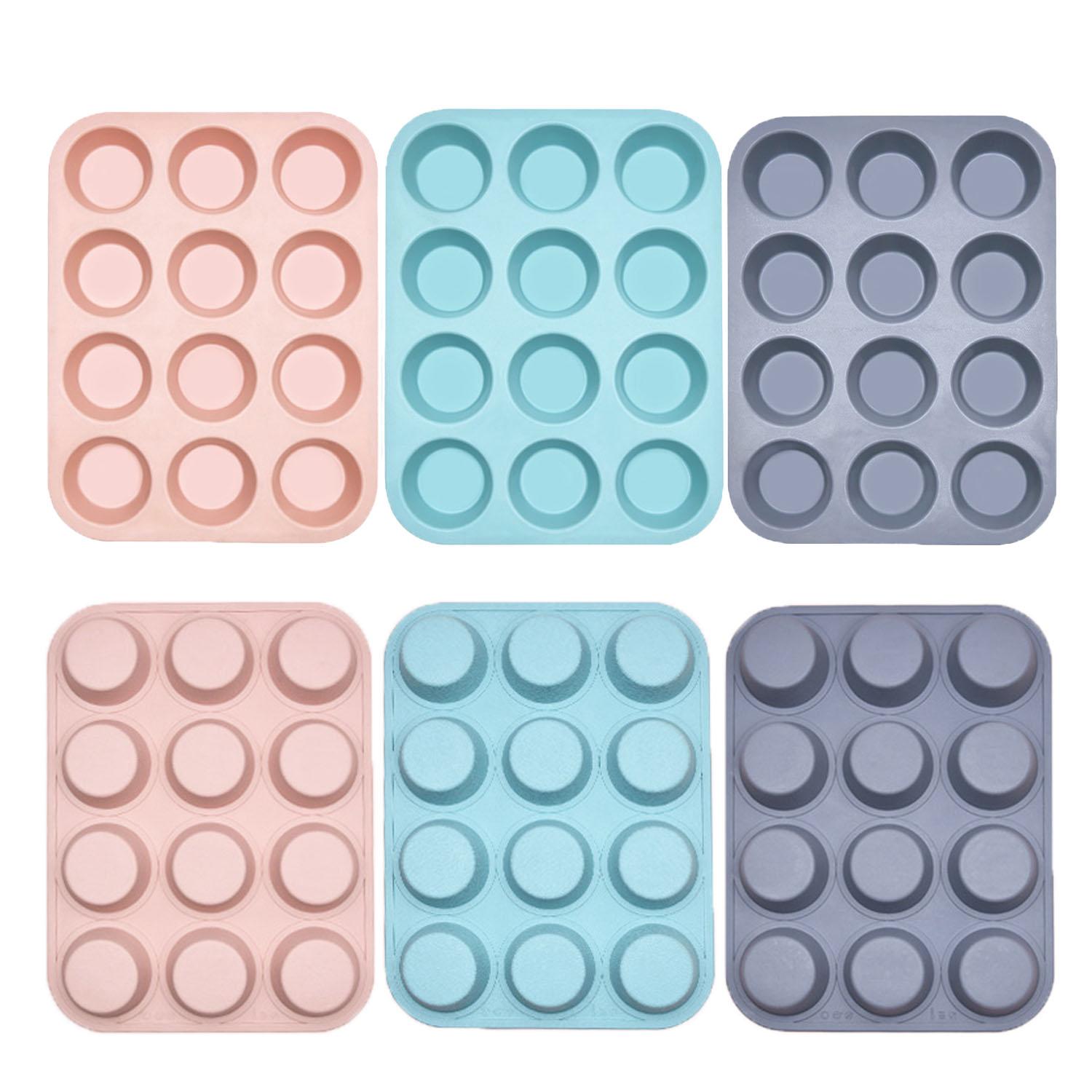 Silicone Baking Molds Set, 3-Piece Mini Pancake & Cupcake Mold, Dishwasher Safe, Oven Compatible, Perfect for Home Baking