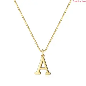 2026 Initial Dainty Letter Necklace Tiny A-Z Pendant Choker Necklace Trendy Cute Personalized Monogram Name Necklace Jewelry For Teen Girls Gift For Black Friday Christmas Gift Modern Versatile Accessories For Valentineday