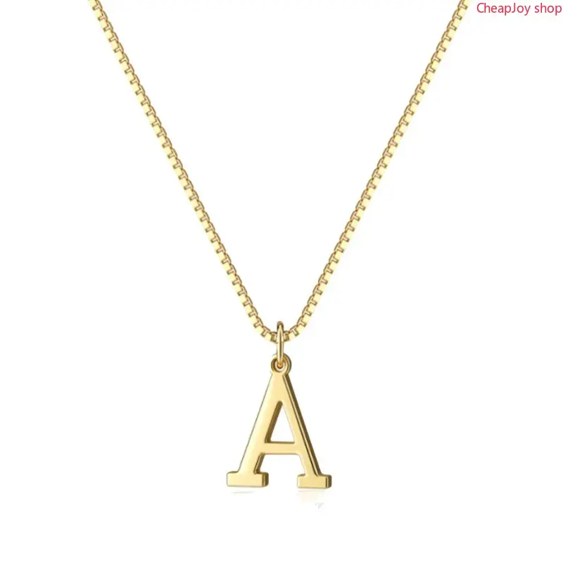 2026 Initial Dainty Letter Necklace Tiny A-Z Pendant Choker Necklace Trendy Cute Personalized Monogram Name Necklace Jewelry For Teen Girls Gift For Black Friday Christmas Gift Modern Versatile Accessories For Valentineday