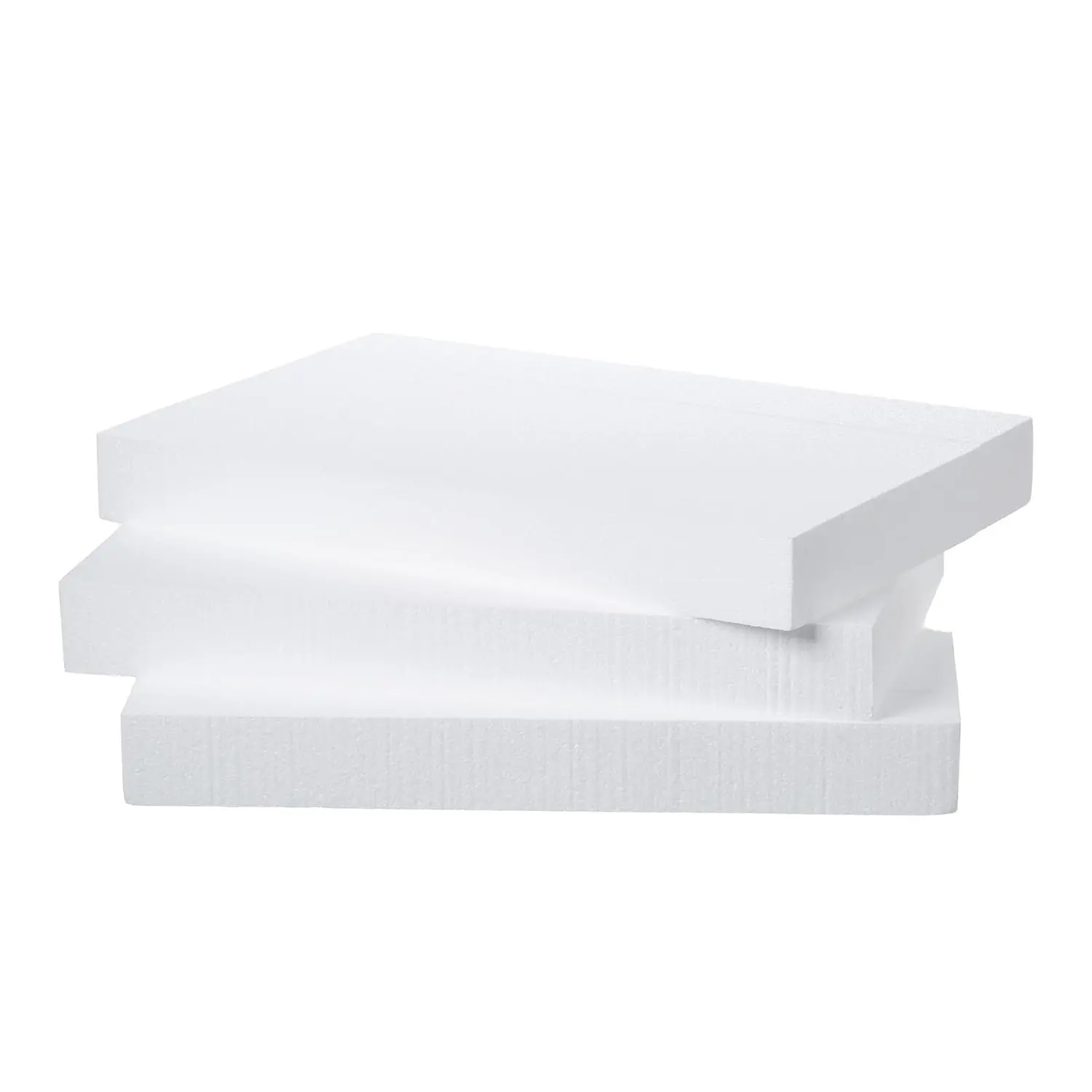 17x11x2in Craft Foam Blocks 3 Pack Styrofoam Sheets for Art Project