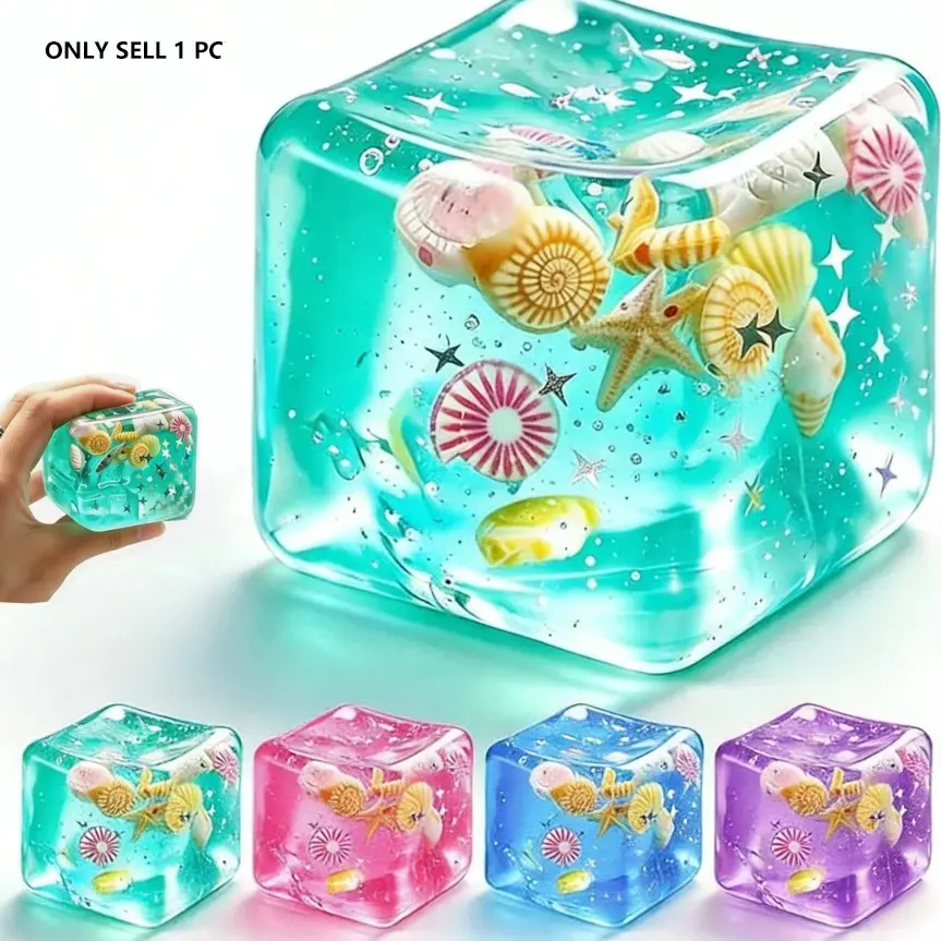 Stress Relief Toy with Cartoon Shells, Octopus, Fish Design, Ideal for Outdoor & Office Use, Perfect Party Gift, Cute Desktop Decoration, Decompression Squeeze