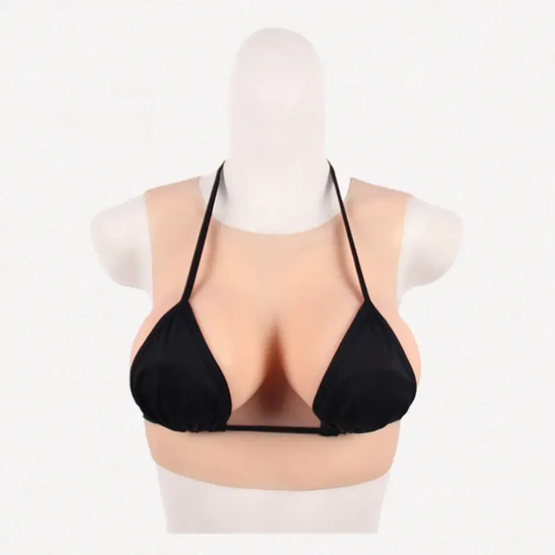 Multi-Size Natural Shape Silicone Fake Breast Forms for Ladies & Women, Realistic Soft Skin-Friendly Lightweight Reusable Fashion Accessories for Daily Wear, Halloween Cosplay