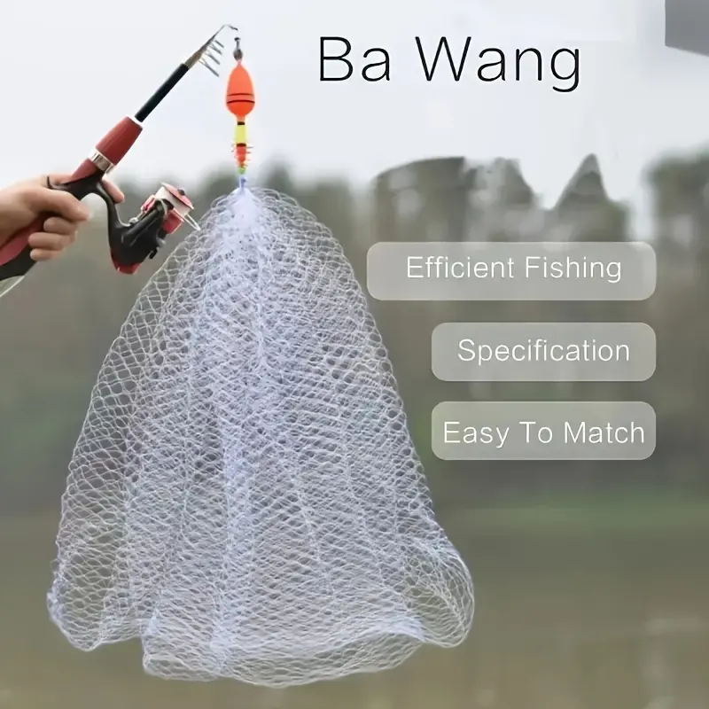 3pcs Fishing Tackle, 6mesh+8mesh+12mesh,cast Net Fishing Nets, Catching Fish Fishing Accessories, Hookless Sticky Nets, Father's Day Fishing Adventures, Fishing Nets.