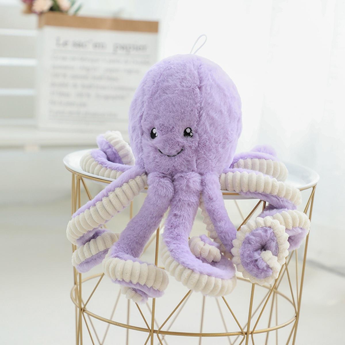 Octopus Plush Toy, Cartoon Rabbit Plush, Cuddly Cat & Hamster Stuffed Animals |   Cute Collectible Festival & Birthday Gifts, Sensory Huggable Toys