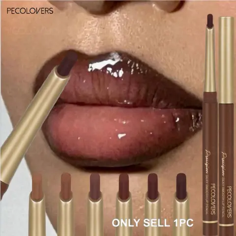 Long-Lasting Waterproof Matte Singles Velvet Matte Lipstick Non-Stick Lipstick Perfect Gift Matte Lip Pencil Lipliner Cosmetic Lip Liner