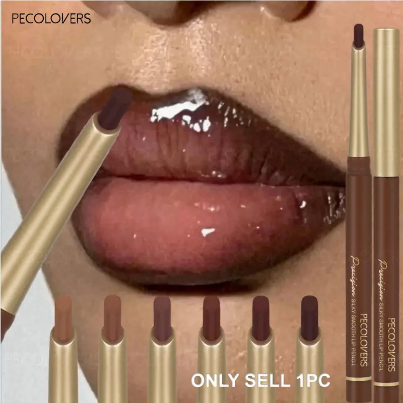 Long-Lasting Waterproof Matte Singles Velvet Matte Lipstick Non-Stick Lipstick Perfect Gift Matte Lip Pencil Lipliner Cosmetic Lip Liner