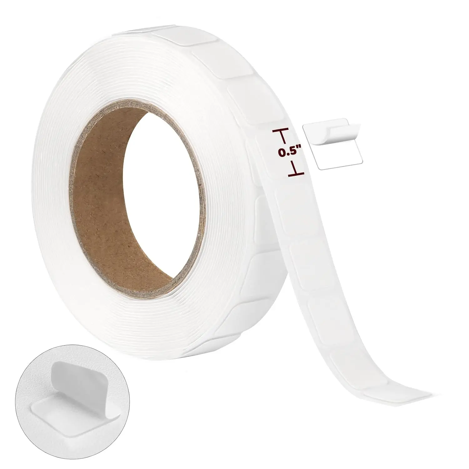 315 count Nano Tape Double Sided Squares 0.5" Nano Tape Precut Adhesive Glue Points Double Sided Mounting Putty Picture  Adhesive Dots for Balloon Poster Walls  Removable(Tape)