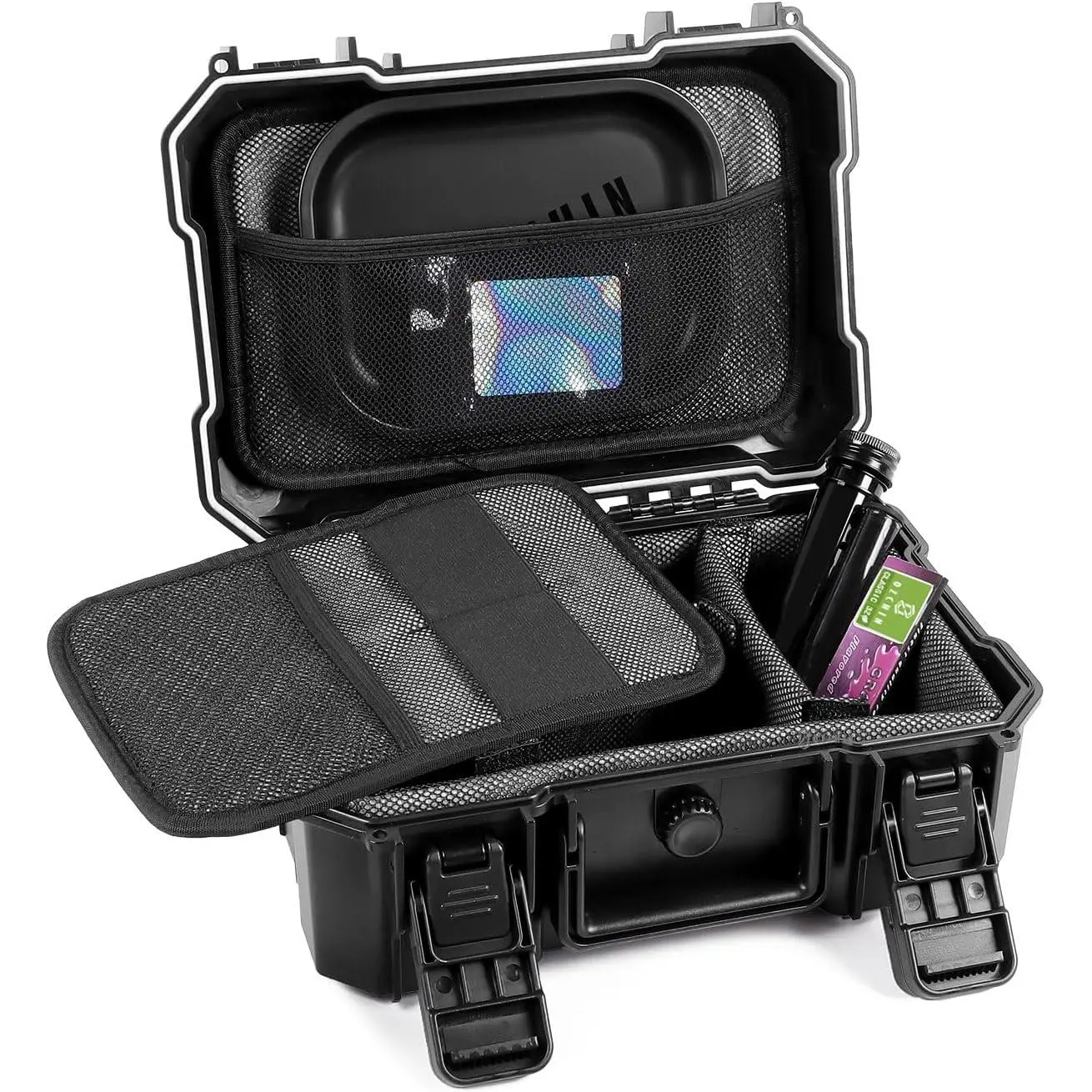 Smell Proof Box with Lock – Large Smell Proof Container, Waterproof & Crushproof Case for Home, Travel, and Camping, Secure Portable Odor Proof Box & Great Gift Idea