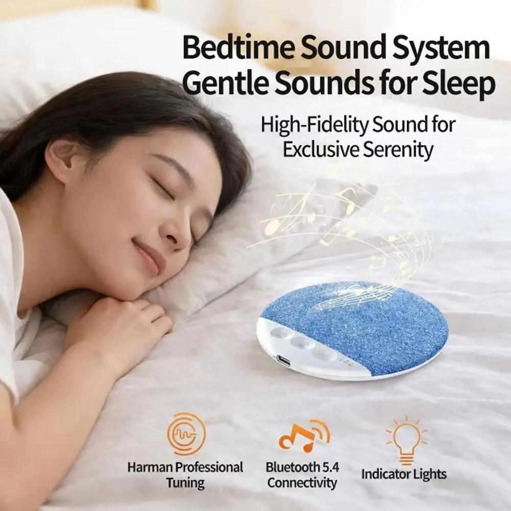 Mini Sleeping Bluetooth 5.4 Speaker Under Pillow Sound Machine With White Noise, 30/60/90 Min Timers, HiFi Stereo Sound Mini Sleeping Bluetooth 5.4 Speaker Under Pillow Sound Machine With White Noise, 30/60/90 Min Timers, HiFi Stereo Sound
