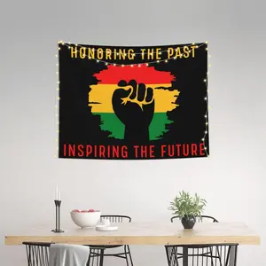 Juneteenth Honoring The Past Inspiring Future Tapestries Wall Hanging Tapestry Wall Art for Bedroom Living Room DormHome Decor 29 x 37 Inch