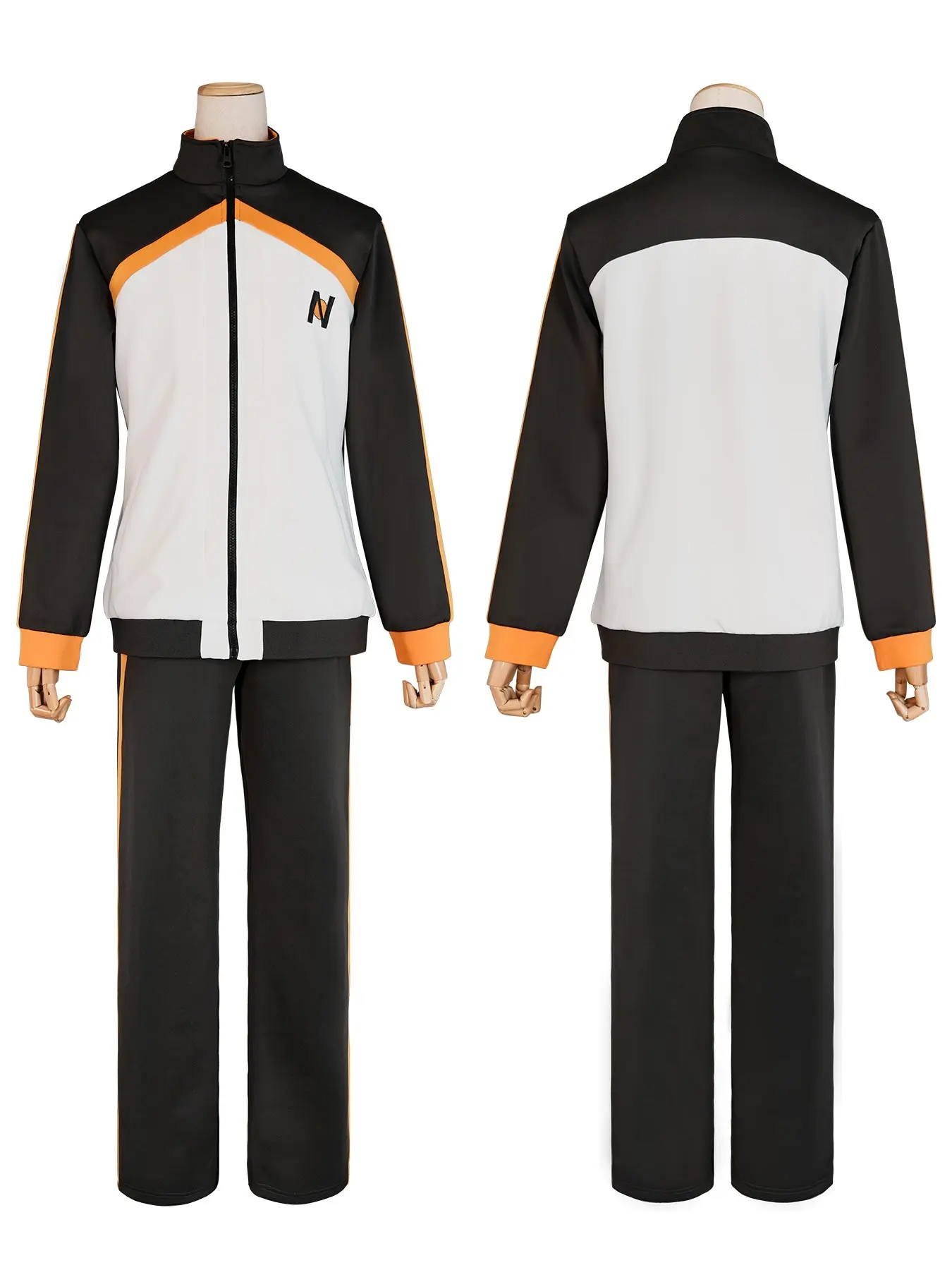 HOLOUN Natsuki Subaru Cosplay Costume Re:Life In A Different World From Zero Anime Embroidery Full Zip Loose Tracksuit Clothes Elastic Pants Convention Halloween Daily Outfit Costume For Parties